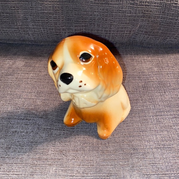 Vintage Cocker Spaniel Dog/Puppy Planter Shiny Glaze